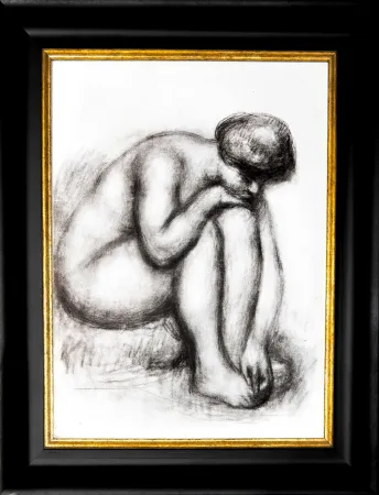 Lithograph Renoir - Baigneuse se séchant