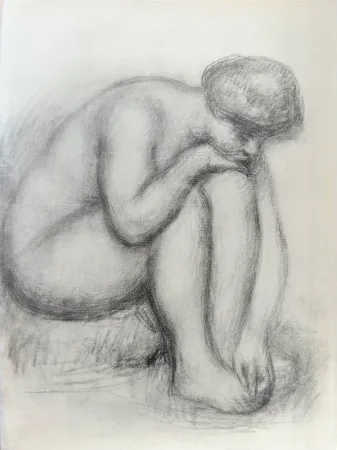 Lithograph Renoir - Etude de Nu