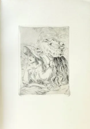 Lithograph Renoir - Le Chapeau Épinglé