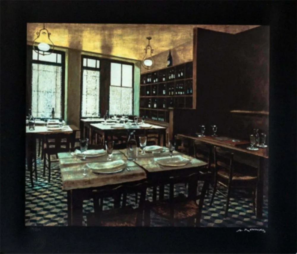 Screenprint Renoux - Interior Van Gogh