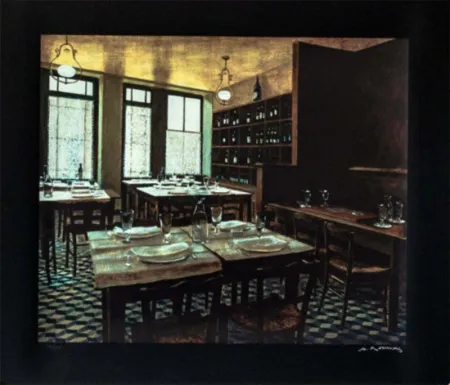 Screenprint Renoux - Interior Van Gogh