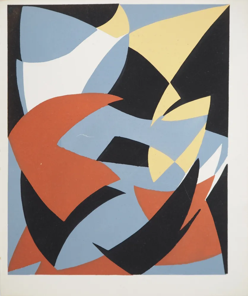 Lithograph Reth - Paysage abstrait