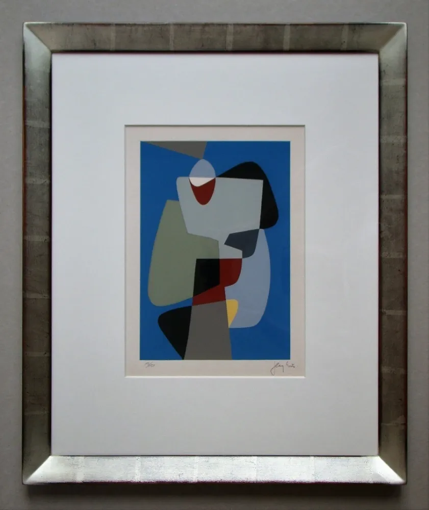 Screenprint Rets - Composition abstrait