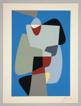 Screenprint Rets - Composition pour Art Abstrait 