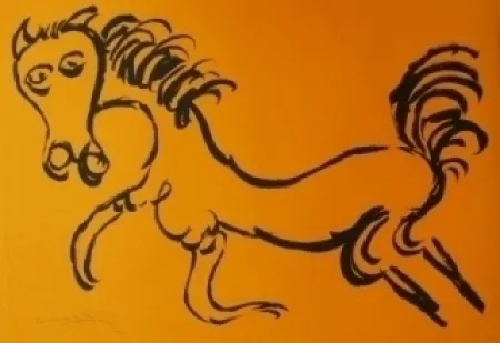 Lithograph Reyes - Cheval