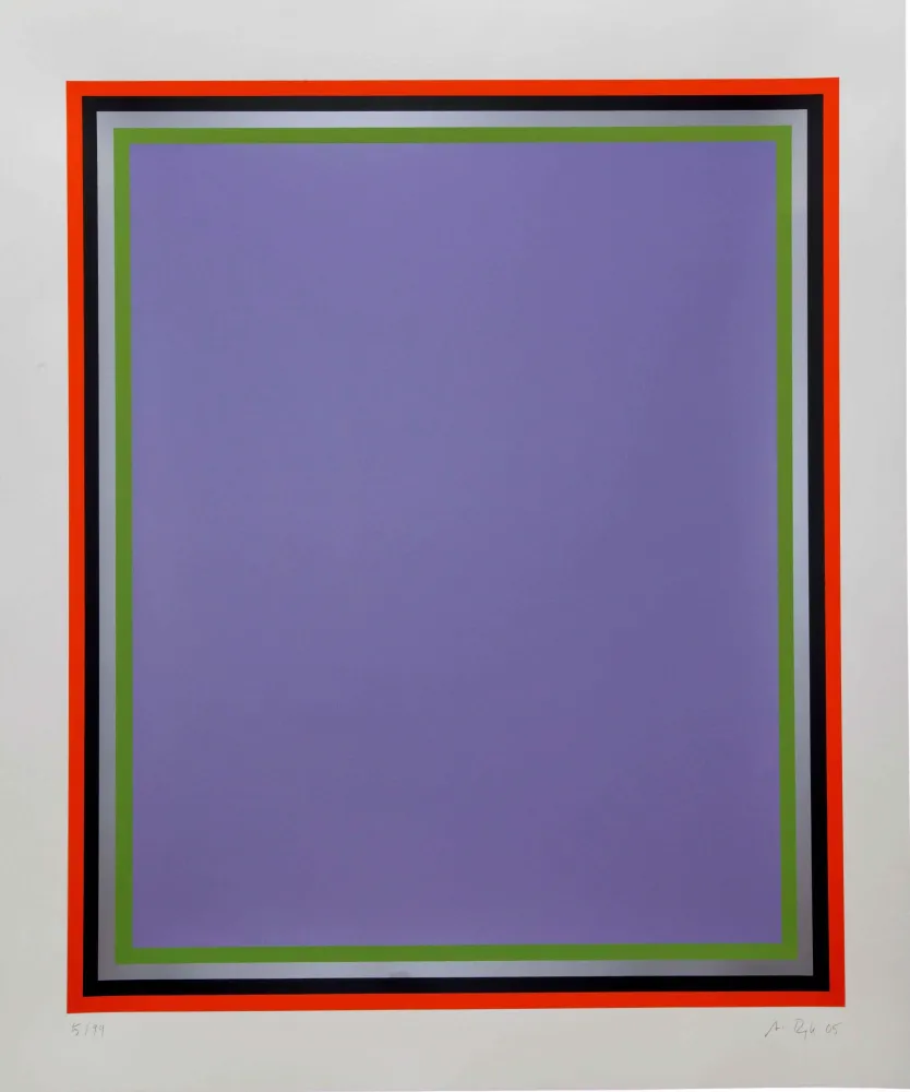 Screenprint Reyle - Ohne Titel