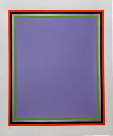 Screenprint Reyle - Ohne Titel