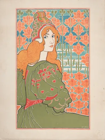 Lithograph Rhead - Jane, 1897