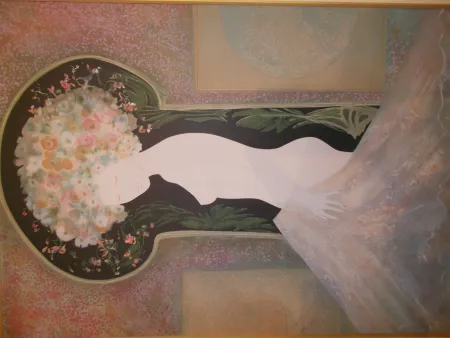 Lithograph Ribes - La femme nue I