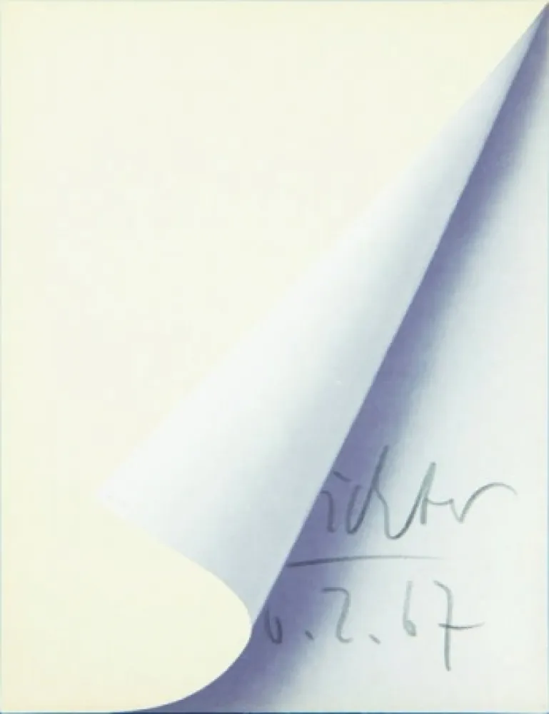 Lithograph Richter - Blattecke (Cantz 11)