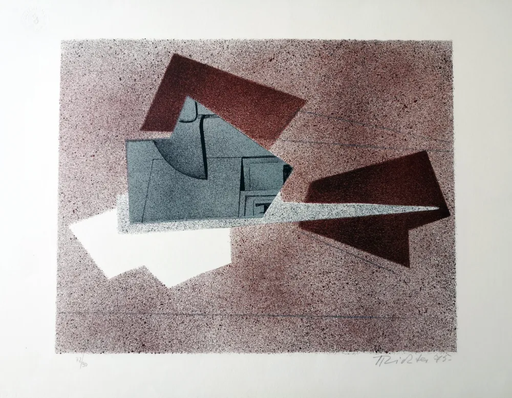 Lithograph Richter - Composizione