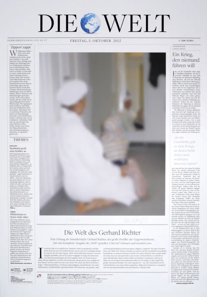 Numeric Print Richter - Die Welt (The World)