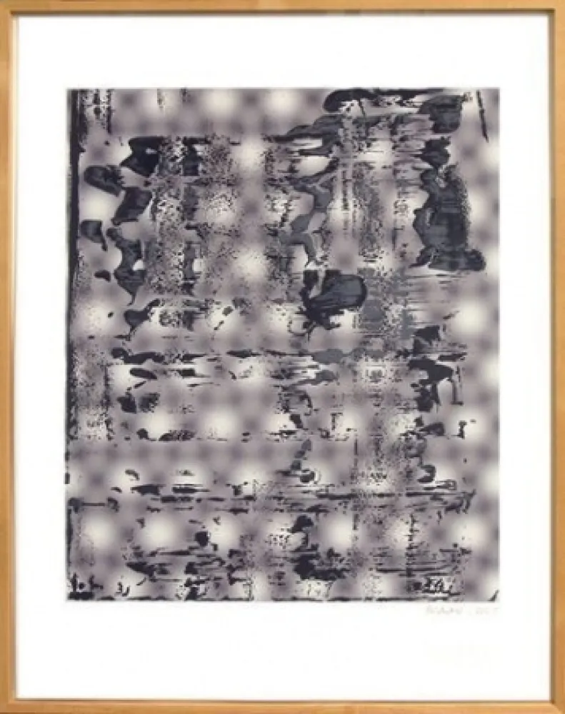 Screenprint Richter - Graphit