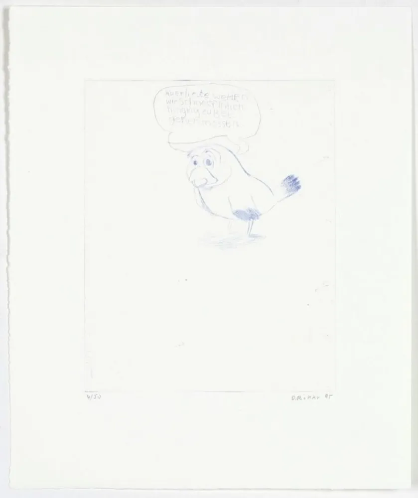 Drypoint Richter - Little Doggy