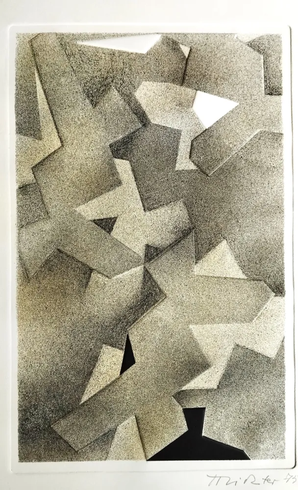 Etching And Aquatint Richter - Senza titolo