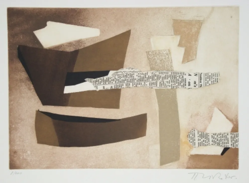 Etching And Aquatint Richter - Sur une jambe