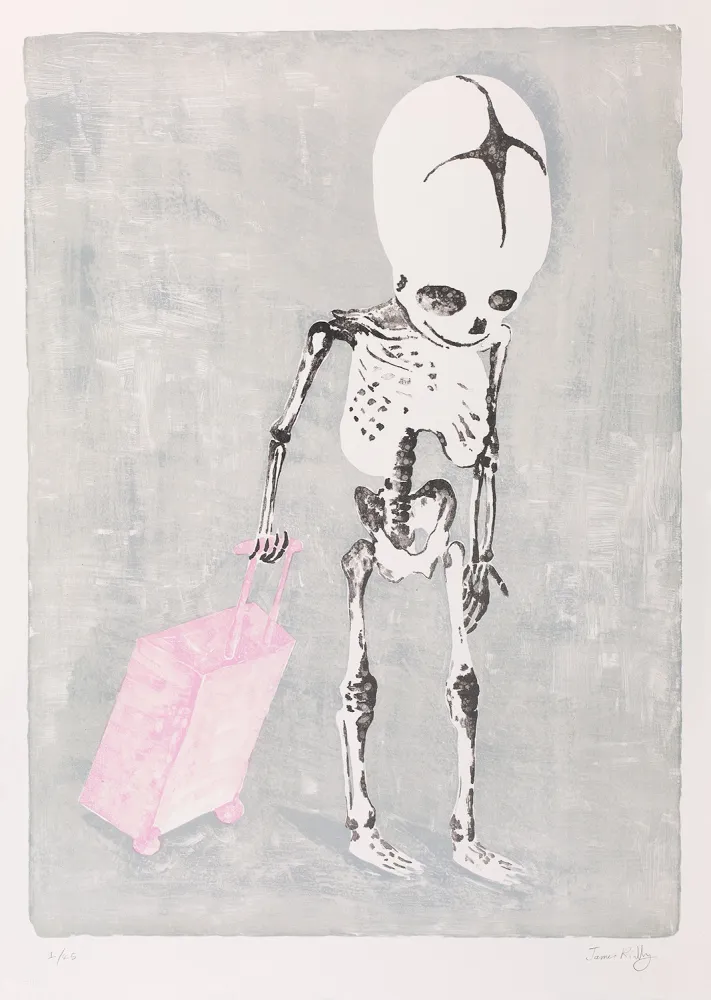 Lithograph Rielly - No Home