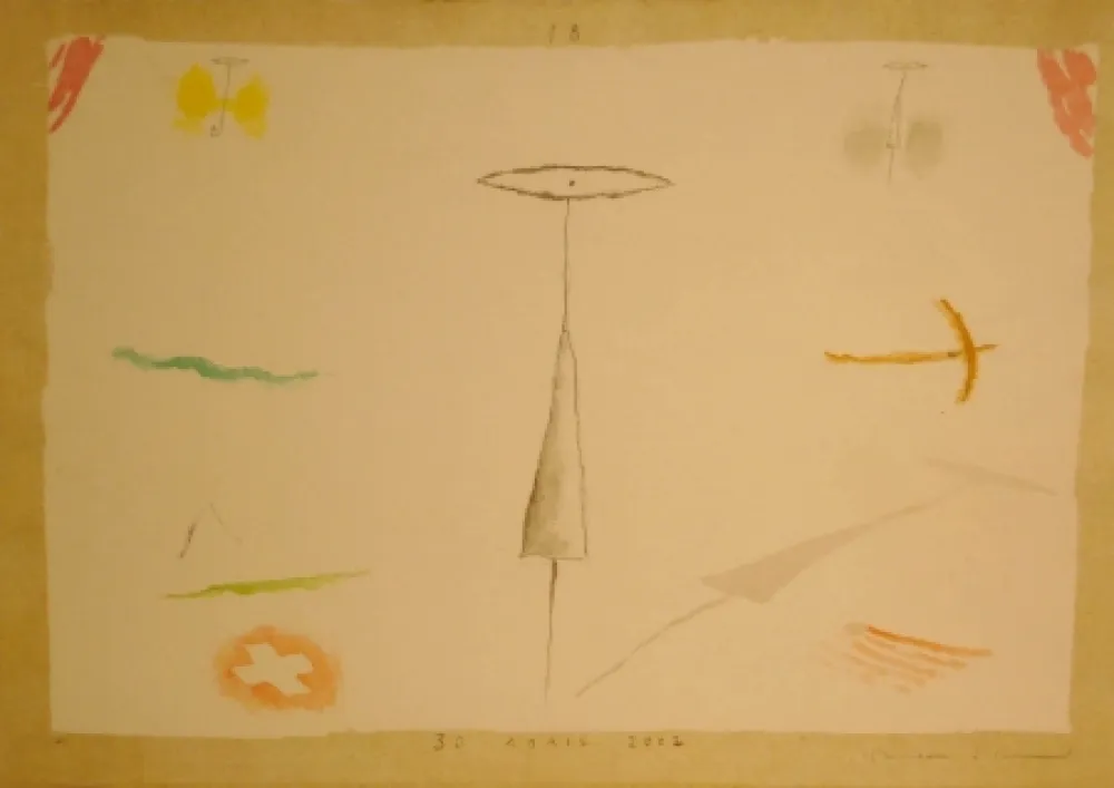 Lithograph Riera I Aragó - 30 Abril 2002