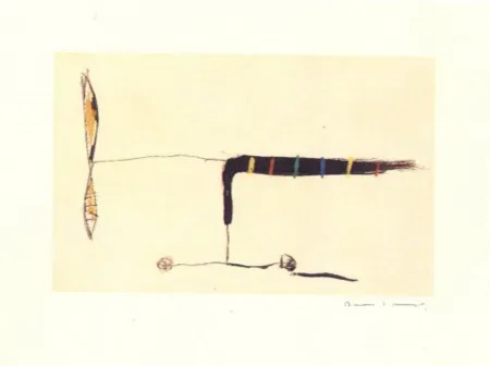 Etching Riera I Aragó - Avió mig-1