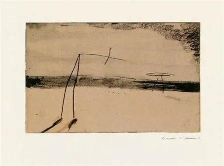 Etching Riera I Aragó - Avió mig-5