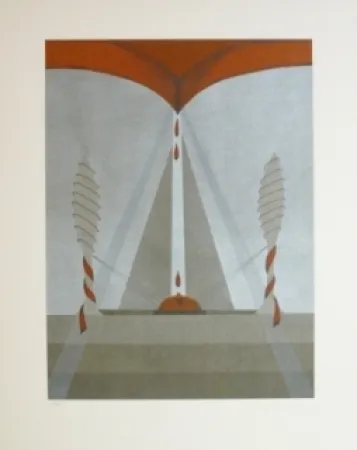 Lithograph Riera - Tribut 5