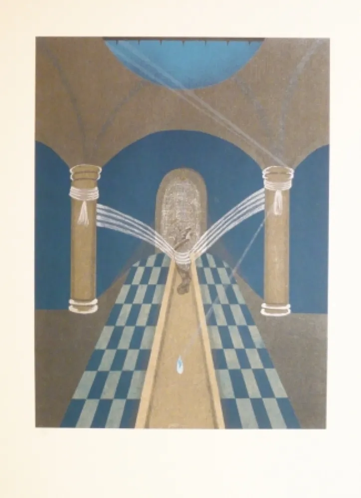 Lithograph Riera - TRIBUT 9