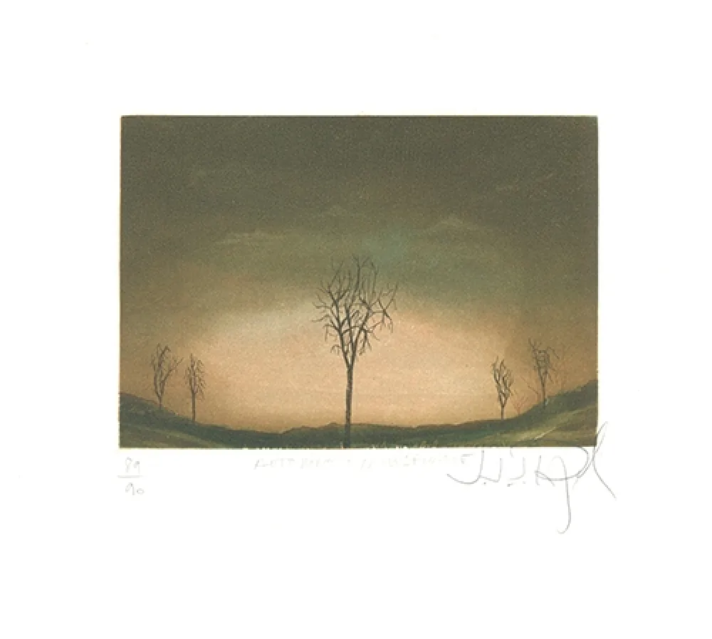 Etching And Aquatint Rigal J.j.j. - Automne en Westphalie