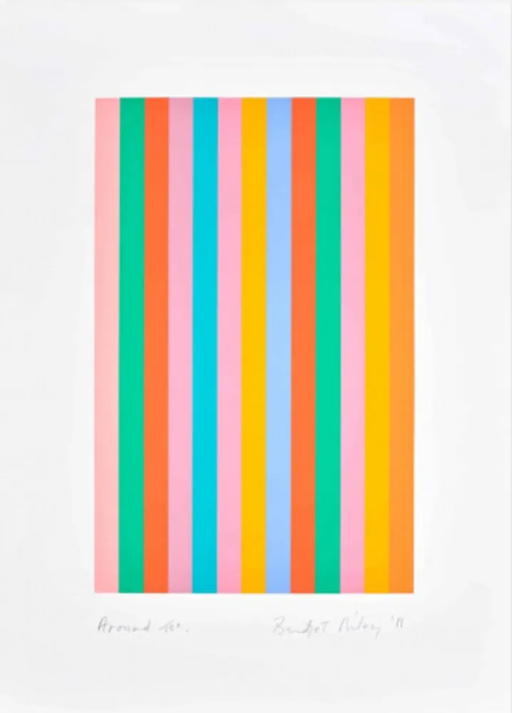 Screenprint Riley - Around