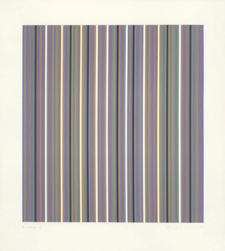 Screenprint Riley - Brouillard