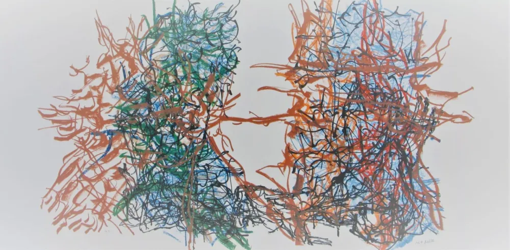 Lithograph Riopelle - Album #7 Cat. No. 221