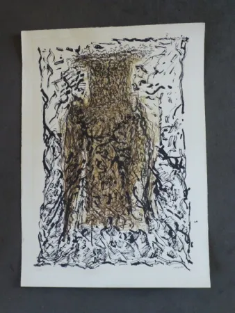 Lithograph Riopelle - Le hibou VII 