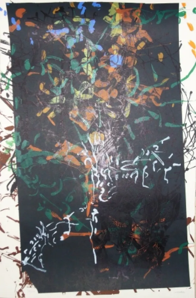 Lithograph Riopelle - Sans titre