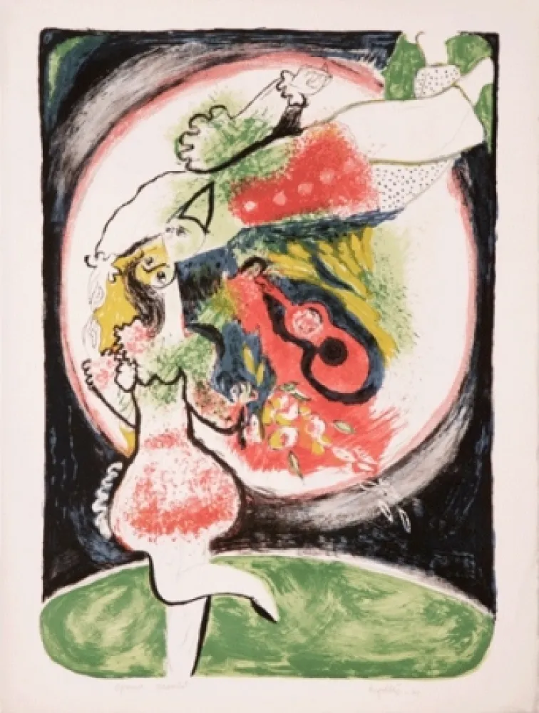 Lithograph Ripolles - Circus