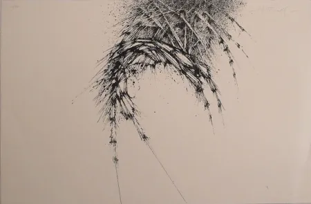 Screenprint Rivera - Diálogo Entre Manuel Rivera y los Tres Adefesios. 