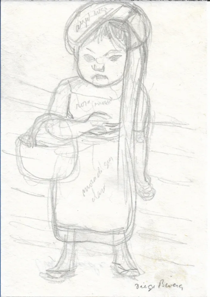 No Technical Rivera - Niña con cesta / Girl with Basket