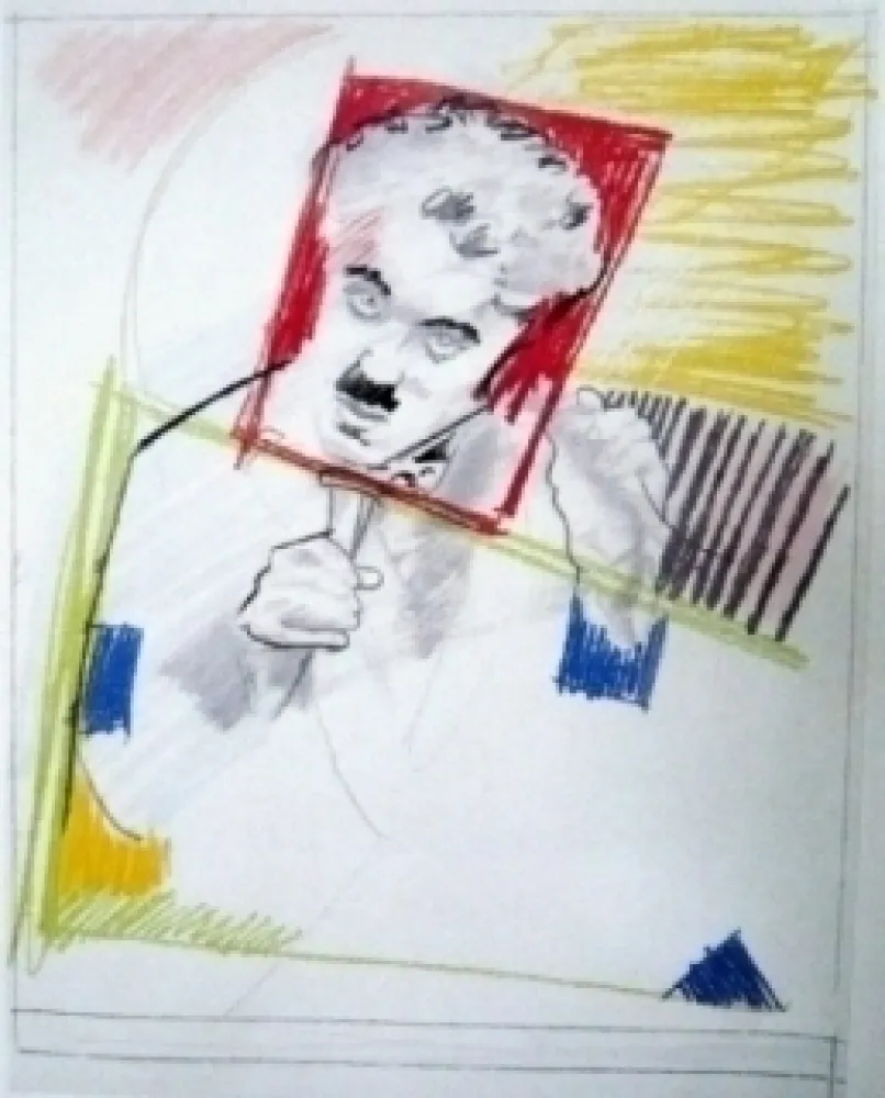 Screenprint Rivers - Early Chaplin