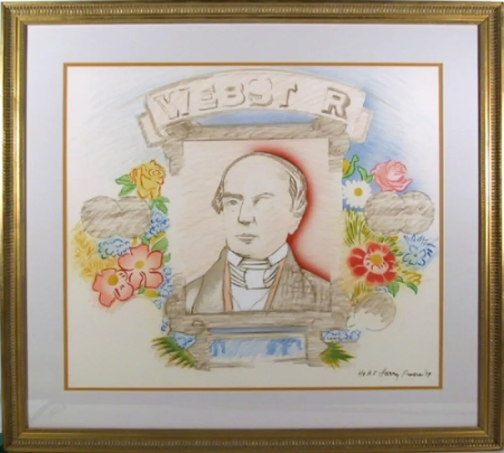 Lithograph Rivers - Webster