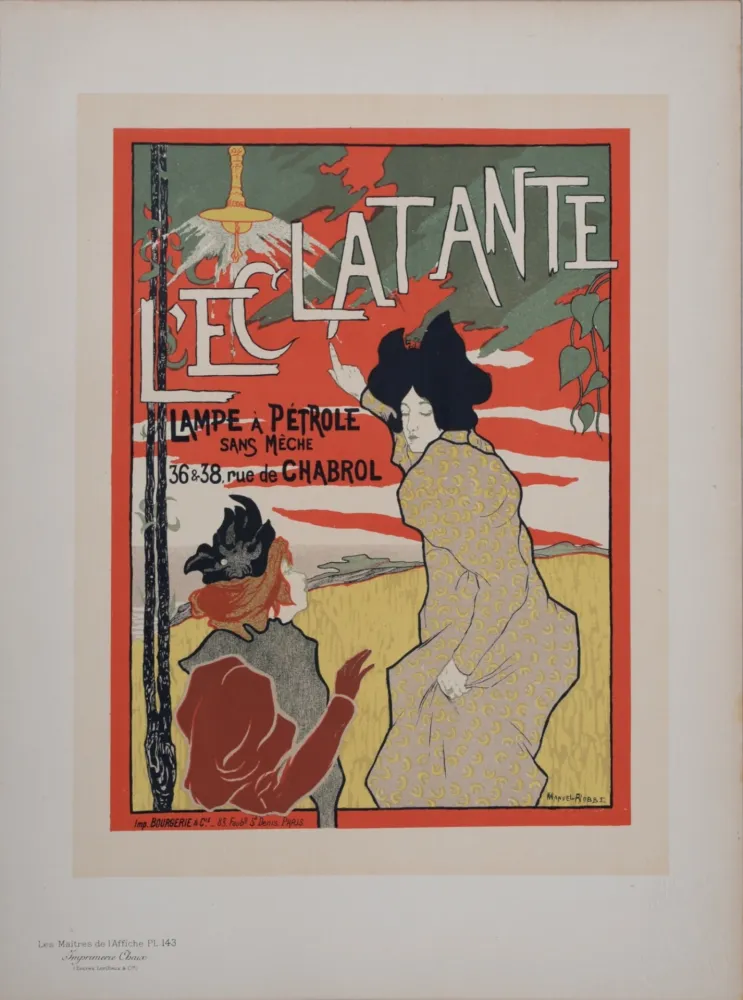 Lithograph Robbe - L'Eclatante, Les Maitres de L’Affiche