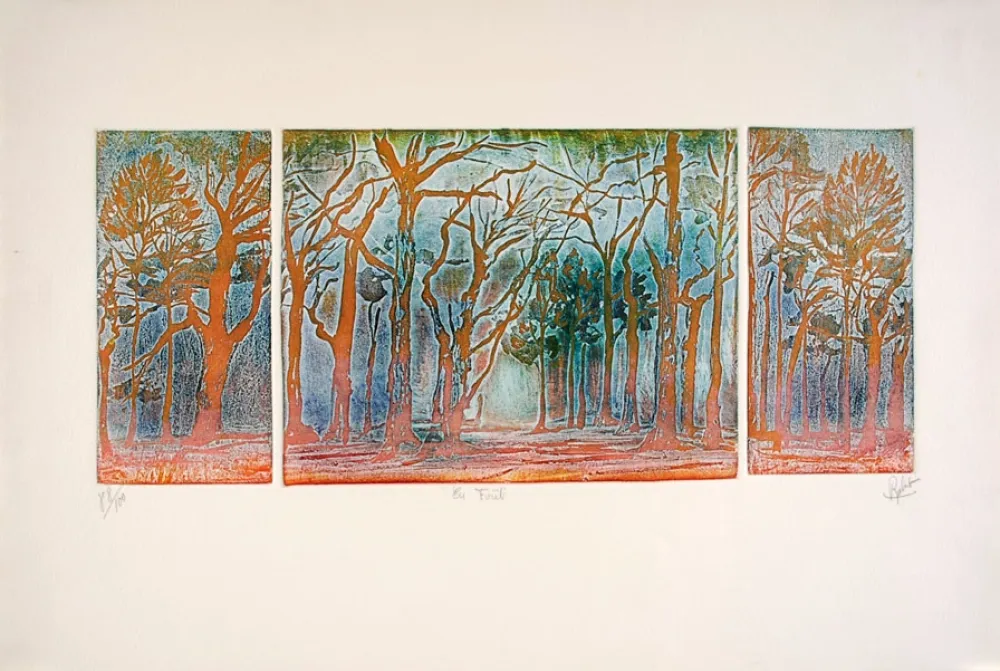 Etching And Aquatint Robert - En forêt