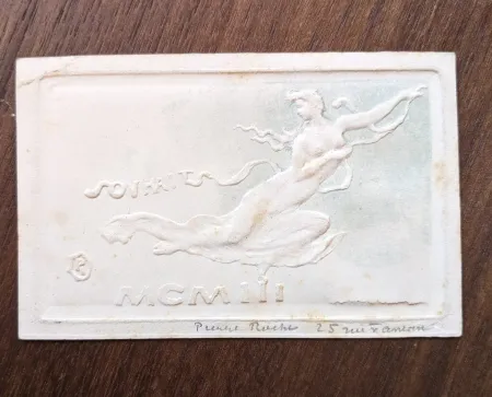 No Technical Roche - Souhaits (greeting card for new year, 1903)