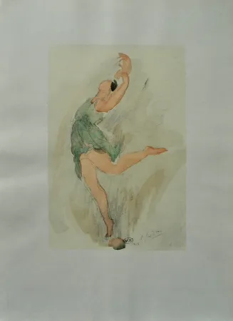 Etching Rodin - La danseuse
