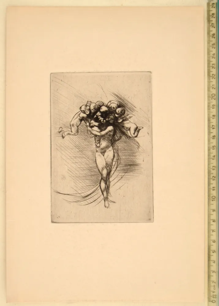 Drypoint Rodin - LE PRINTEMPS (ALLEGORY OF SPRING)