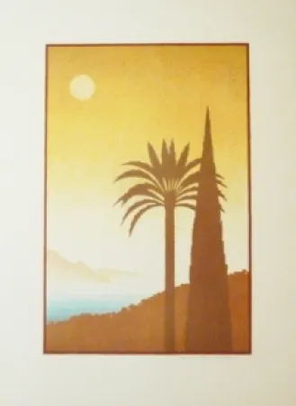 Lithograph Rodrigo - Majnun wa layla