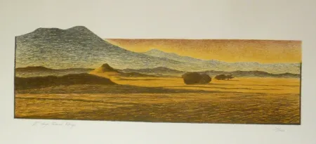 Lithograph Rodrigo - Quililay