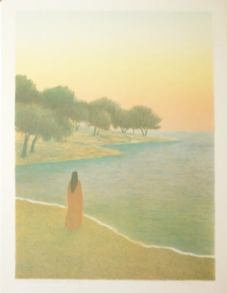 Lithograph Rodrigo - Se dona de s'auba