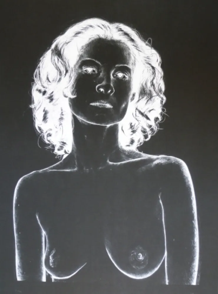 Lithograph Rodriguez - White 4