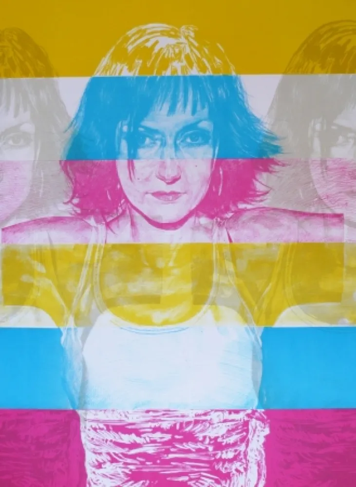 Lithograph Rodriguez - White 5