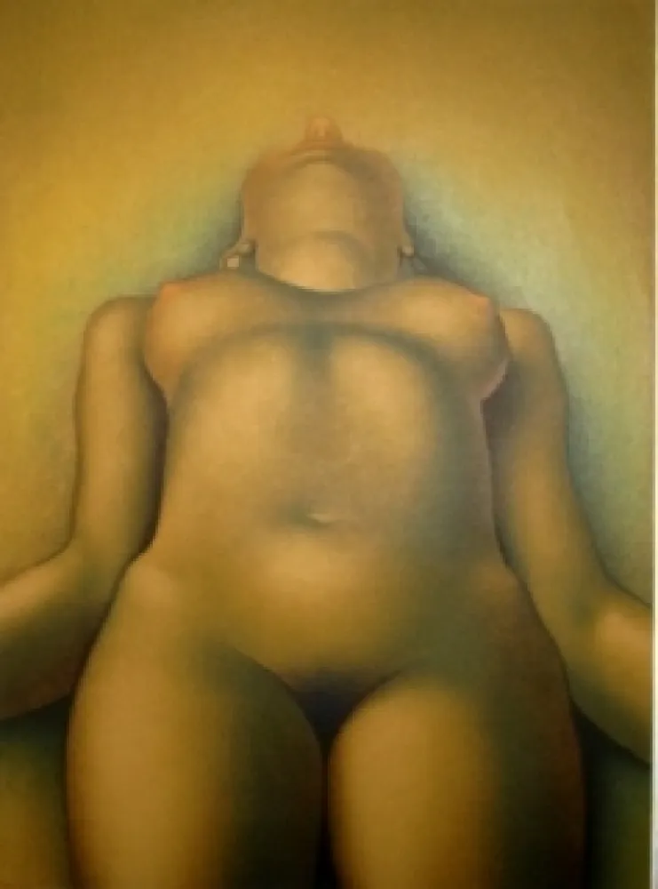 Lithograph Rohner - Nu allongé