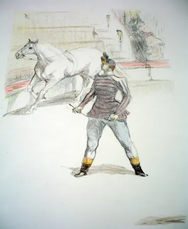 Lithograph Roig - Cirque / Circus