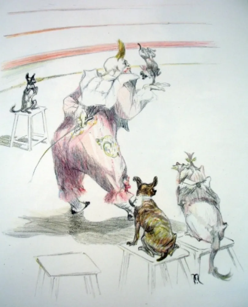 Lithograph Roig - Cirque / Circus